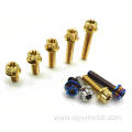 Titanium Internal And External Plum Blossom Flange Bolts